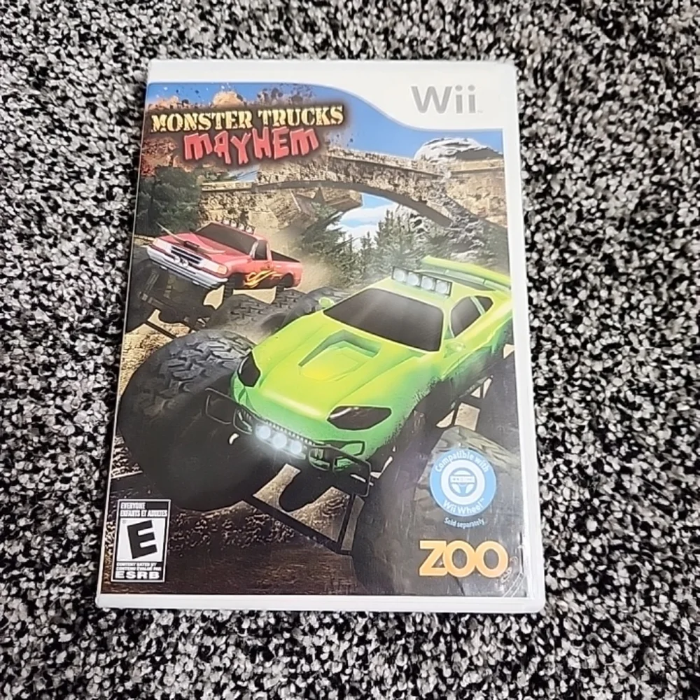 Monster Truck Mayhem - Nintendo Wii Tested Works Has‎ Stratchs